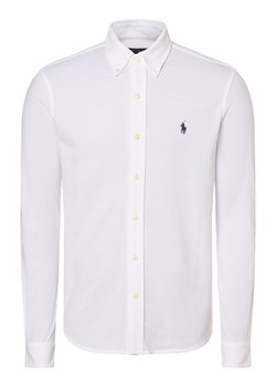 Polo Ralph Lauren Koszula męska Mężczyźni Regular Fit Bawełna biały jednolity button down ze sklepu vangraaf w kategorii Koszule męskie - zdjęcie 165807934