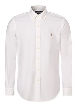 Polo Ralph Lauren Koszula męska Mężczyźni Modern Fit Bawełna biały jednolity ze sklepu vangraaf w kategorii Koszule męskie - zdjęcie 165807973