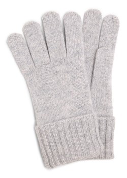 Marie Lund Damskie rękawiczki z czystego kaszmiru Kobiety Kaszmir jasny szary marmurkowy ze sklepu vangraaf w kategorii Rękawiczki damskie - zdjęcie 165808000