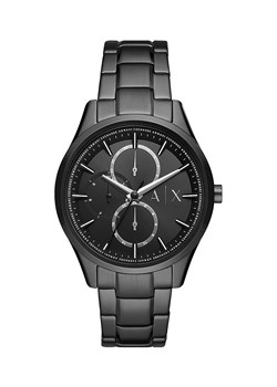 Armani Exchange zegarek męski kolor czarny ze sklepu ANSWEAR.com w kategorii Zegarki - zdjęcie 165867273