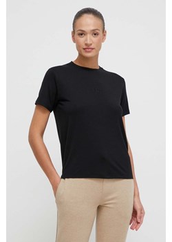 BOSS t-shirt damski kolor czarny ze sklepu ANSWEAR.com w kategorii Bluzki damskie - zdjęcie 165868580