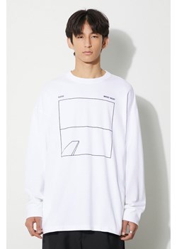 Undercover longsleeve bawełniany Sweatshirt kolor biały z aplikacją UC2C4807.2 ze sklepu PRM w kategorii T-shirty męskie - zdjęcie 165874484