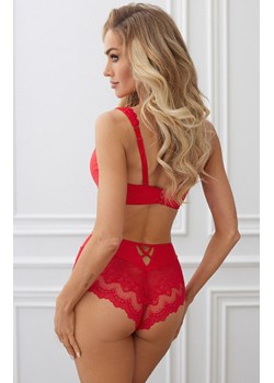 Sophia biustonosz usztywniany balkonetka, Kolor czerwony, Rozmiar 65C, PariPari Lingerie ze sklepu Intymna w kategorii Biustonosze - zdjęcie 165874531