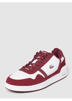 Sneakersy ze skóry z obszyciem w kontrastowym kolorze model ‘T-CLIP’ ze sklepu Peek&Cloppenburg  w kategorii Buty sportowe męskie - zdjęcie 165874562