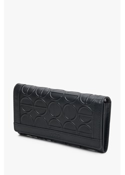 Estro: Duży portfel damski ze skóry naturalnej w kolorze czanym ze sklepu Estro w kategorii Portfele damskie - zdjęcie 165879603