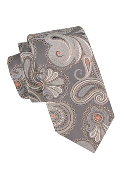 Krawat Męski - Alties - Odcienie Beżów, Motyw w Duże Kwiaty KRALTS1023 ze sklepu JegoSzafa.pl w kategorii Krawaty - zdjęcie 165883474