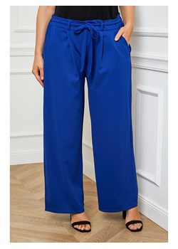 Curvy Lady Spodnie w kolorze niebieskim ze sklepu Limango Polska w kategorii Spodnie damskie - zdjęcie 165884150