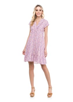 Tantra Sukienka w kolorze fioletowym ze wzorem ze sklepu Limango Polska w kategorii Sukienki - zdjęcie 165884463