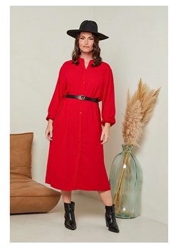 Curvy Lady Sukienka w kolorze czerwonym ze sklepu Limango Polska w kategorii Sukienki - zdjęcie 165885643