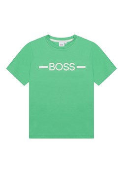 Hugo Boss Kids Koszulka w kolorze zielonym ze sklepu Limango Polska w kategorii T-shirty chłopięce - zdjęcie 165886034