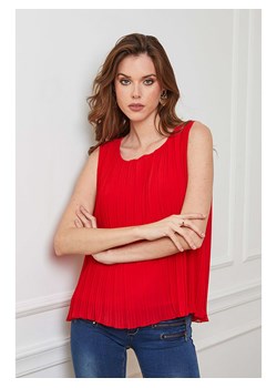 Uniq Top &quot;Zizou&quot; w kolorze czerwonym ze sklepu Limango Polska w kategorii Bluzki damskie - zdjęcie 165888111