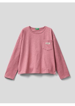 Benetton Koszulka w kolorze różowym ze sklepu Limango Polska w kategorii Bluzki dziewczęce - zdjęcie 165890523