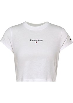 Tommy Hilfiger Koszulka &quot;Essential&quot; w kolorze białym ze sklepu Limango Polska w kategorii Bluzki damskie - zdjęcie 165891090