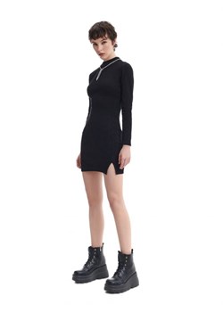 Cropp - Czarna sukienka mini - czarny ze sklepu Cropp w kategorii Sukienki - zdjęcie 165893083