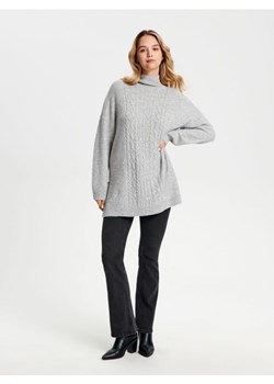Sinsay - Sweter z ozdobnym splotem - szary ze sklepu Sinsay w kategorii Swetry damskie - zdjęcie 165894340