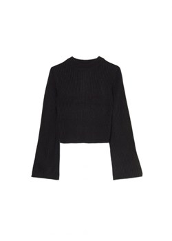 Cropp - Czarny sweter z szerokimi rękawami - czarny ze sklepu Cropp w kategorii Swetry damskie - zdjęcie 165984803