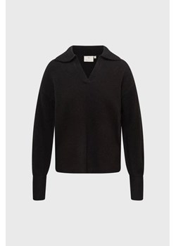 KAFFE Sweter z wełną - Czarny - Kobieta - 2XL(2XL) ze sklepu Halfprice w kategorii Swetry damskie - zdjęcie 165985901