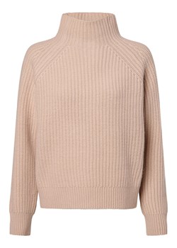 Marie Lund Damski sweter z wełny merino Kobiety Wełna różowy jednolity ze sklepu vangraaf w kategorii Swetry damskie - zdjęcie 165986830