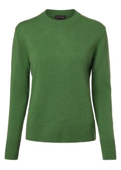 Franco Callegari Damski sweter z wełny merino Kobiety Wełna merino zielony marmurkowy ze sklepu vangraaf w kategorii Swetry damskie - zdjęcie 165986850