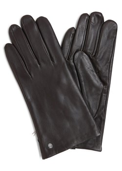 ROECKL Skórzane rękawiczki Kobiety skóra czekoladowy jednolity ze sklepu vangraaf w kategorii Rękawiczki damskie - zdjęcie 165986863