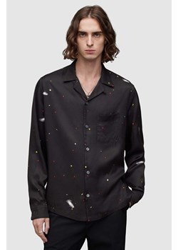AllSaints koszula Galaxy męska kolor czarny relaxed ze sklepu ANSWEAR.com w kategorii Koszule męskie - zdjęcie 165989541
