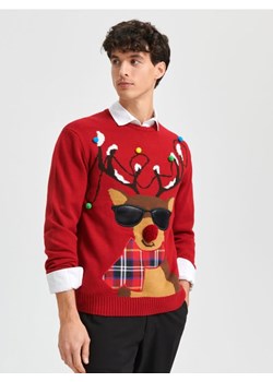 Sinsay - Sweter - czerwony ze sklepu Sinsay w kategorii Swetry męskie - zdjęcie 165994980