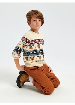 Sinsay - Sweter - kremowy ze sklepu Sinsay w kategorii Swetry chłopięce - zdjęcie 165995072