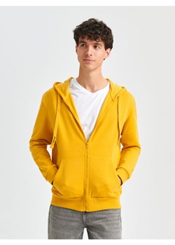 Sinsay - Bluza rozpinana basic - żółty ze sklepu Sinsay w kategorii Bluzy męskie - zdjęcie 165995094