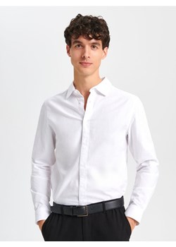 Sinsay - Koszula regular fit - biały ze sklepu Sinsay w kategorii Koszule męskie - zdjęcie 166001941