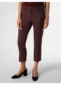 RAFFAELLO ROSSI Spodnie Kobiety Sztuczne włókno bordowy wzorzysty ze sklepu vangraaf w kategorii Spodnie damskie - zdjęcie 166002054