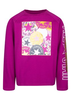 Converse Koszulka w kolorze różowym ze sklepu Limango Polska w kategorii Bluzki dziewczęce - zdjęcie 166002574