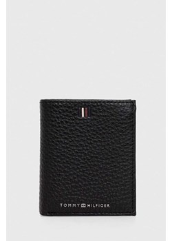Tommy Hilfiger portfel skórzany męski kolor czarny AM0AM11851 ze sklepu ANSWEAR.com w kategorii Portfele męskie - zdjęcie 166005712