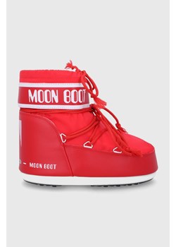 Moon Boot Śniegowce Classic Low 2 kolor czerwony ze sklepu PRM w kategorii Śniegowce damskie - zdjęcie 166007860