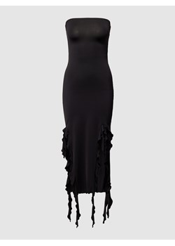 Sukienka bandażowa o długości do kolan z rozcięciami model ‘LILA’ ze sklepu Peek&Cloppenburg  w kategorii Sukienki - zdjęcie 166008113