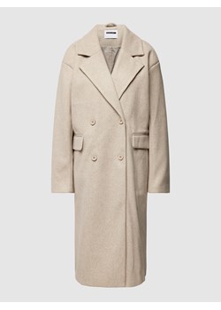 Płaszcz z kołnierzem z połami model ‘ODETTE’ ze sklepu Peek&Cloppenburg  w kategorii Płaszcze damskie - zdjęcie 166008304