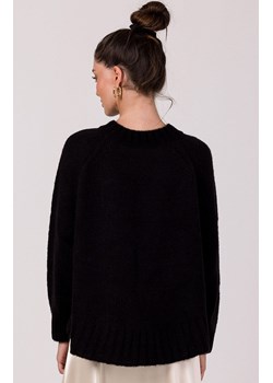 Czarny sweter damski BK105, Kolor czarny, Rozmiar uniwersalny, BeWear ze sklepu Primodo w kategorii Swetry damskie - zdjęcie 166008812