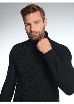Sinsay - Sweter z golfem - czarny ze sklepu Sinsay w kategorii Swetry męskie - zdjęcie 166013550