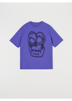 Sinsay - Koszulka z nadrukiem - fioletowy ze sklepu Sinsay w kategorii T-shirty męskie - zdjęcie 166013583