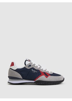 Pepe Jeans FOOTWEAR Sneakersy w kolorze szaro-granatowym ze sklepu Limango Polska w kategorii Buty sportowe męskie - zdjęcie 166016633