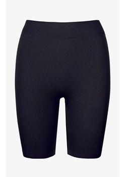 Marilyn legginsy damskie krótkie w prążki czarne Fitness, Kolor czarny, Rozmiar S/M, Marilyn ze sklepu Intymna w kategorii Szorty - zdjęcie 166020560