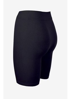 Marilyn legginsy damskie krótkie w prążki czarne Fitness, Kolor czarny, Rozmiar S/M, Marilyn ze sklepu Intymna w kategorii Szorty - zdjęcie 166020561