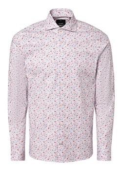 JOOP! Koszula męska Mężczyźni Slim Fit Bawełna biały wzorzysty ze sklepu vangraaf w kategorii Koszule męskie - zdjęcie 166024411