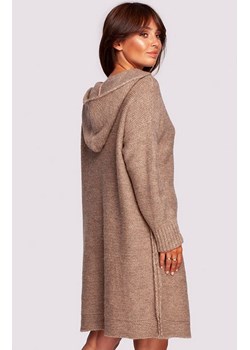 Sukienka swetrowa jasnobrązowa BK089, Kolor jasnobrązowy, Rozmiar L/XL, BeWear ze sklepu Primodo w kategorii Sukienki - zdjęcie 166026341