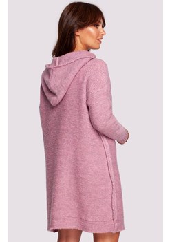 Sukienka swetrowa pudrowy róż BK089, Kolor róż pudrowy, Rozmiar L/XL, BeWear ze sklepu Primodo w kategorii Sukienki - zdjęcie 166026344