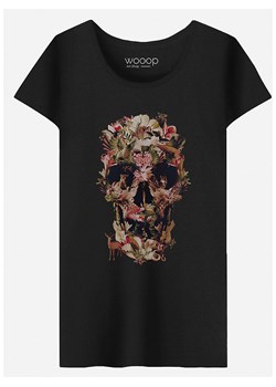 WOOOP Koszulka &quot;Jungle Skull&quot; w kolorze czarnym ze sklepu Limango Polska w kategorii Bluzki damskie - zdjęcie 166027854