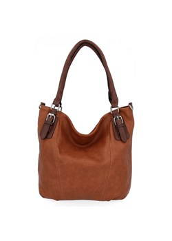 Uniwersalna Torebka Damska XL firmy Hernan HB0388 Ruda ze sklepu PaniTorbalska w kategorii Torby Shopper bag - zdjęcie 166030661