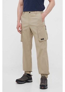 Helly Hansen spodnie outdoorowe Move QD 2.0 kolor zielony 53978-597 ze sklepu PRM w kategorii Spodnie męskie - zdjęcie 166038021