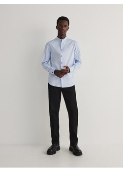 Reserved - Koszula slim ze stójką - jasnoniebieski ze sklepu Reserved w kategorii Koszule męskie - zdjęcie 166041011