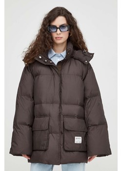 Samsoe Samsoe kurtka damska kolor brązowy zimowa ze sklepu PRM w kategorii Kurtki damskie - zdjęcie 166042563