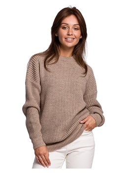 Be Wear Sweter w kolorze szarobrązowym ze sklepu Limango Polska w kategorii Swetry damskie - zdjęcie 166042870